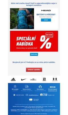 akční leták Sportisimo 14.9.2021-19.9.2021
