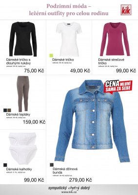 akční leták Kik textil 13.9.2021-3.10.2021