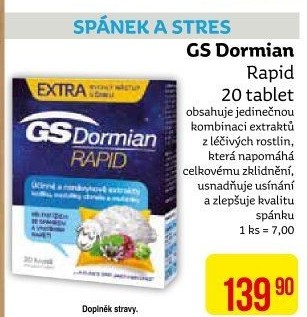 Doplněk stravy Dormian Rapid GS