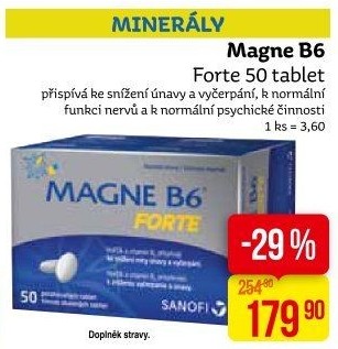Doplněk stravy Forte Magne B6 Sanofi