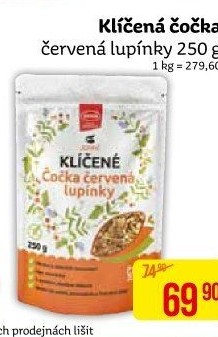 Klíčené čočka červená lupínky Semix