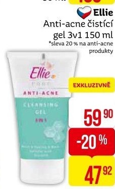 Mycí gel na problematickou pleť 3v1 Ellie Young