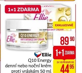 Pleťový krém proti vráskám Q10 Energy Ellie