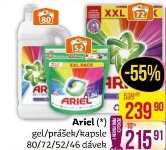Prací kapsle Ariel