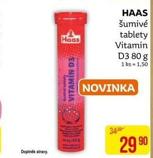 Šumivé tablety Haas