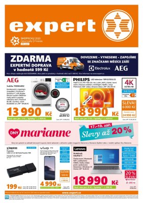 akční leták Expert elektro 16.9.2021-24.9.2021