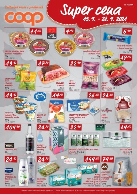 akční leták COOP 15.9.2021-28.9.2021