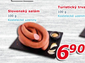 Salám slovenský točený Kostelecké uzeniny
