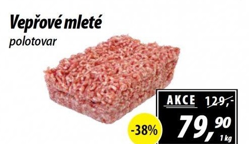 Maso mleté vepřové