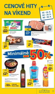 akční leták Tesco 22.9.2021-27.9.2021