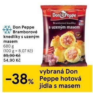 Knedlíky bramborové s uzeným masem mražené Don Peppe