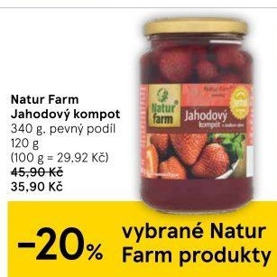Kompot jahody Natur Farm