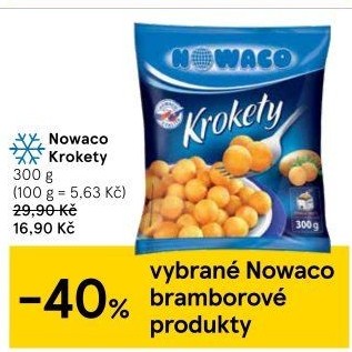 Krokety mražené Nowaco