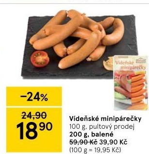 Minipárečky vídeňské