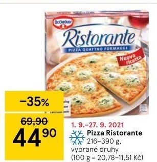 Pizza mražená Ristorante Dr. Oetker