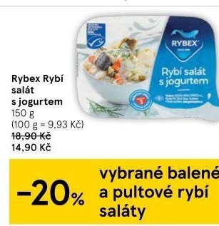 Salát rybí s jogurtem Rybex