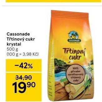 Třtinový cukr Cassonade