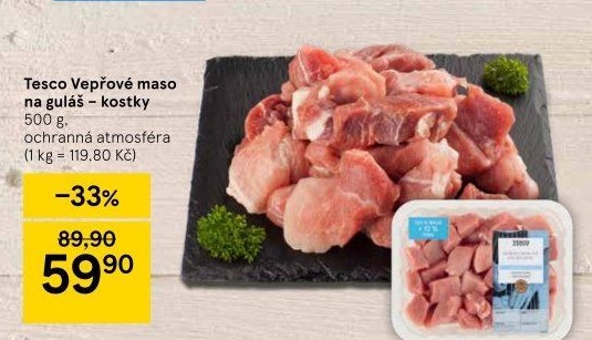 Vepřové maso na guláš Tesco