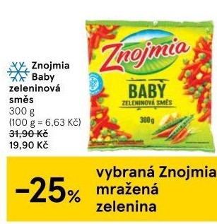 Zeleninová směs Baby mražená Znojmia