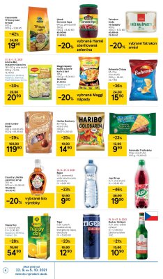 akční leták Tesco 22.9.2021-27.9.2021
