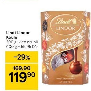 Bonboniéra Pralinky Lindor Lindt