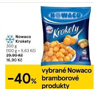 Krokety mražené Nowaco