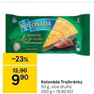 Oplatky trojhránky Kolonáda Opavia