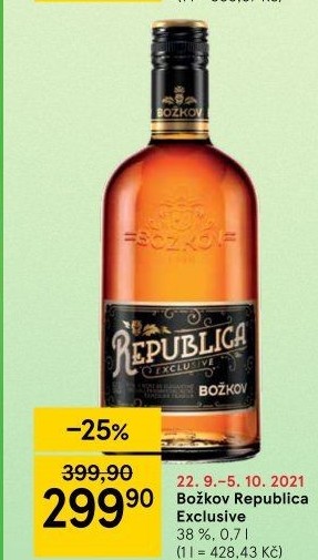 Rum Republica Exclusive Božkov
