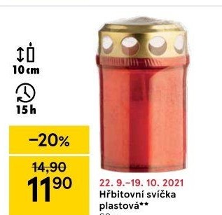 Svíčky hřbitovní
