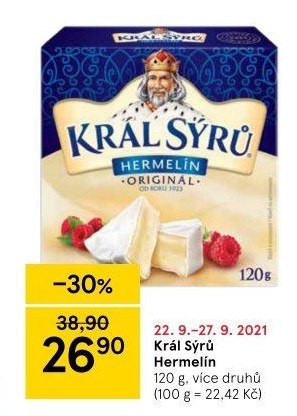 Sýr Hermelín Král sýrů