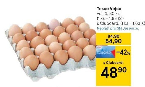 Vejce S Tesco
