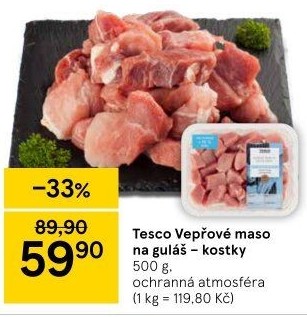Vepřové maso na guláš Tesco