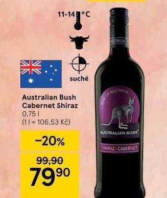 Víno Cabernet - Shiraz Cuvée Australian Bush