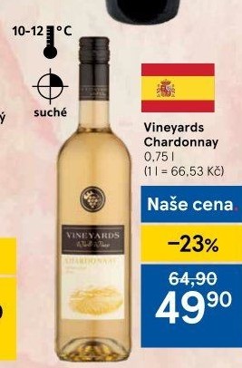 Víno Chardonnay World Wines Vineyards