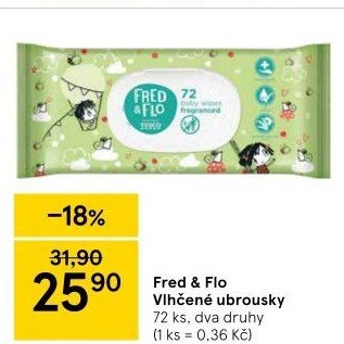 Vlhčené ubrousky Fred&amp