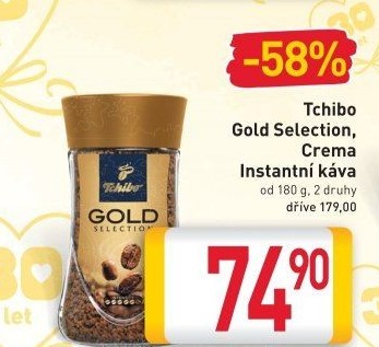 Instantní káva Tchibo Gold Selection