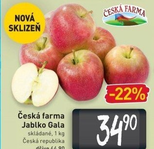 Jablka Gala Česká Farma