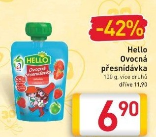 Ovocná kapsička Hello