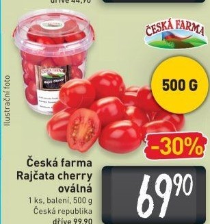 Rajčata cherry Česká farma