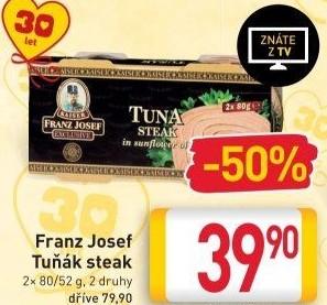 Tuňák steak Exclusive Franz Josef Kaiser