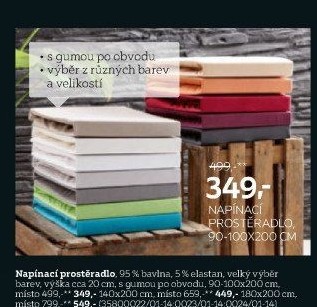NAPÍNACÍ PROSTĚRADLO
