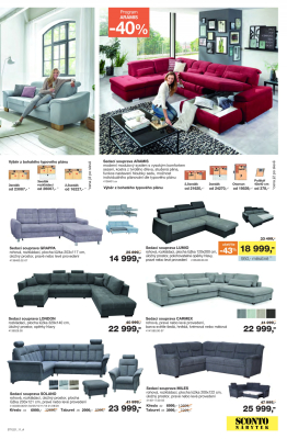 akční leták Sconto nábytek 24.9.2021-14.10.2021