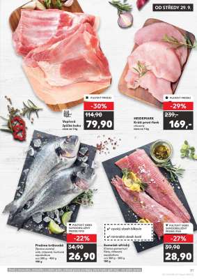 akční leták Kaufland 29.9.2021-5.10.2021