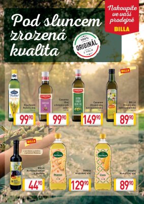 akční leták BILLA 27.9.2021-24.10.2021