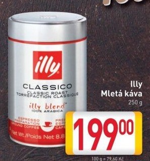 Mleté kávy Illy