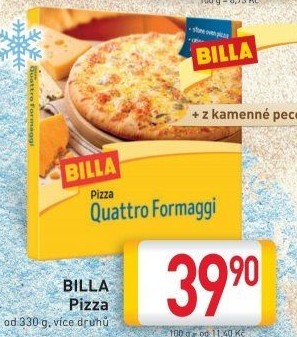 Pizza mražená Billa