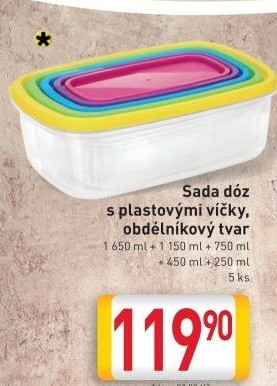Plastové dózy