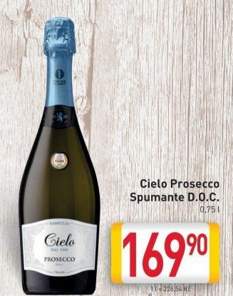Prosecco Spumante DOC Cielo