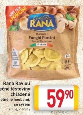 Ravioli chlazené Giovanni Rana