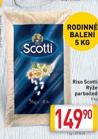 Rýže parboiled Scotti